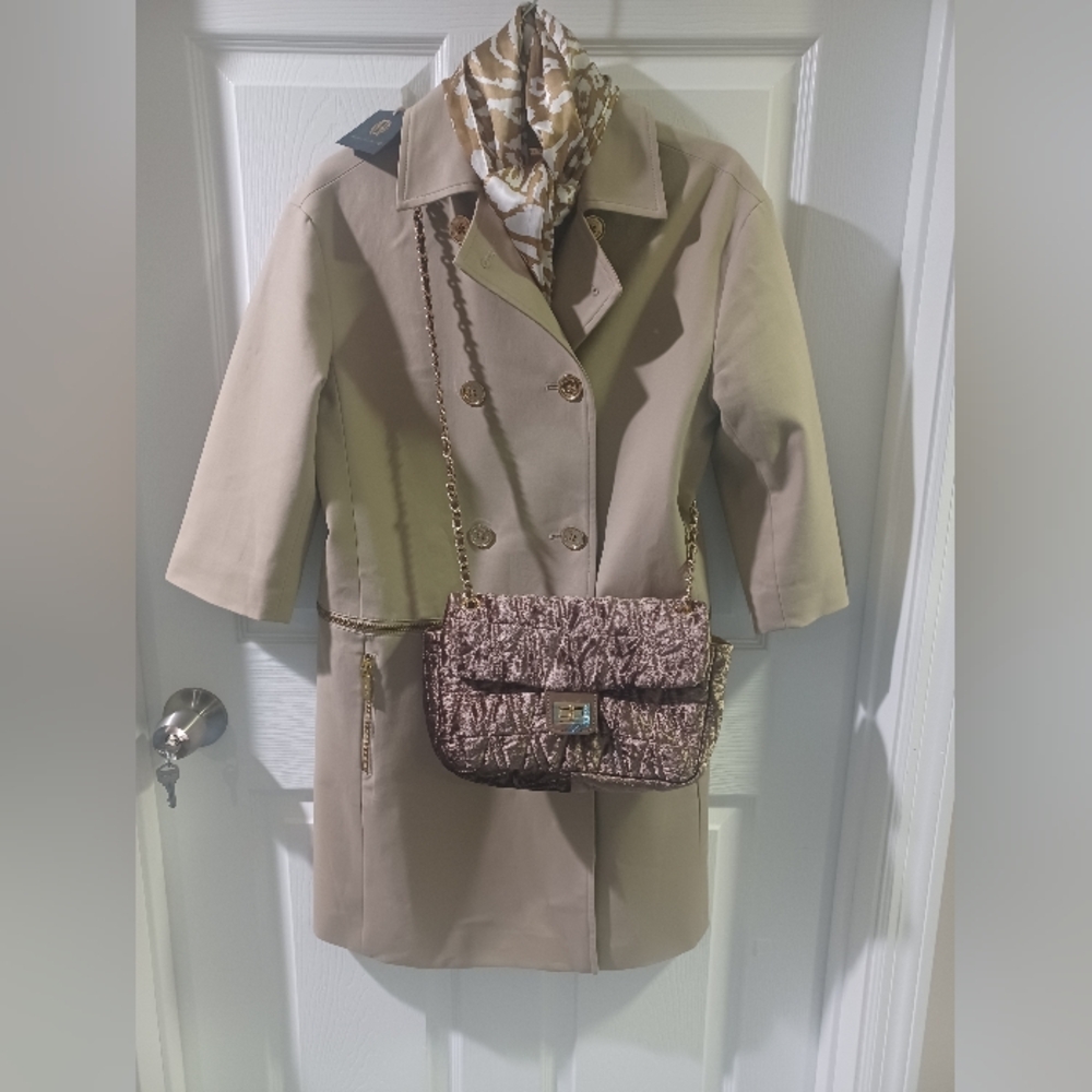 House of Harlow 1960 Velvet Brown Shoulder Bag - Picture 5 of 5